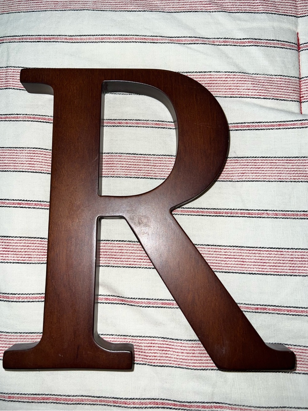 Pottery Barn Kids Wood Letter “R” - Dark Espresso Finish